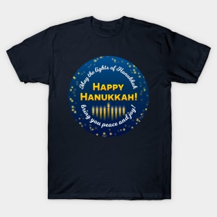 Happy Hanukkah greeting T-Shirt